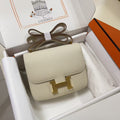 Hermes Constance 18 Milky White Epsom Gold Hardware Bag
