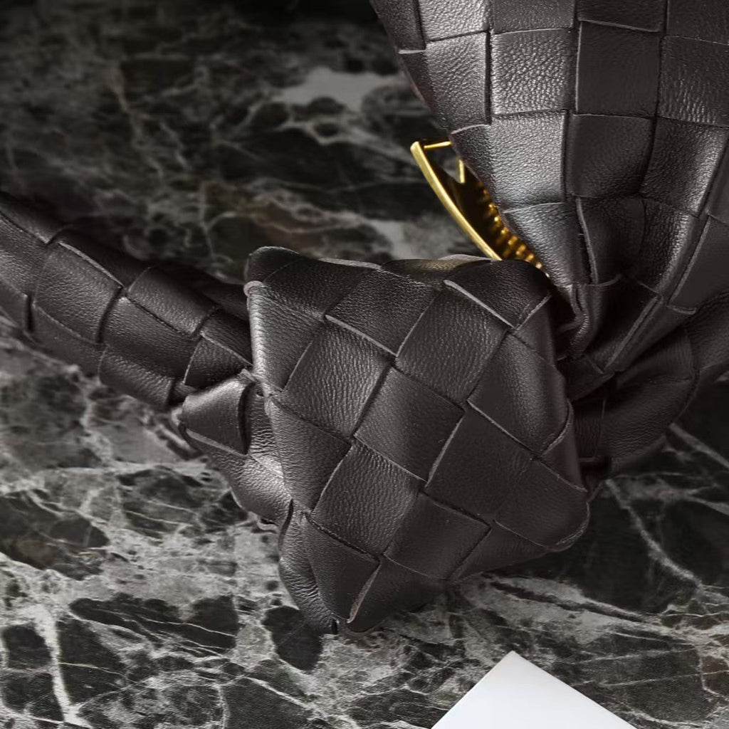 Bottega Veneta 25S Mini Jodie 26 in Chocolate Brown Calfskin Bag