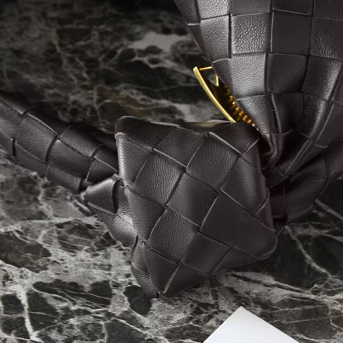Bottega Veneta 25S Mini Jodie 26 in Chocolate Brown Calfskin Bag