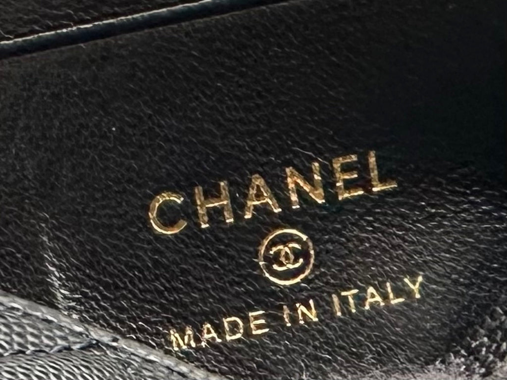 Chanel 25S Kelly 14.5 cm in Black Lambskin Bag