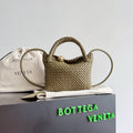 Bottega Veneta 25S Mini Tosca 20 in Dark Olive Brown Calfskin Bag