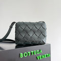 Bottega Veneta 25S Diago 22 in Steel Gray Calfskin Silver Hardware Bag