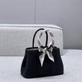 Hermes Garden Party 23cm in Black Calfskin Bag