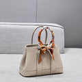 Hermes Garden Party 23cm in Off White Calfskin Bag