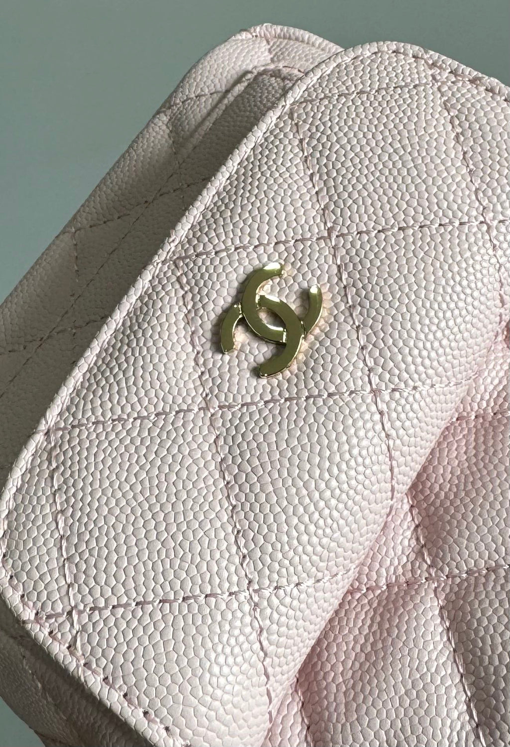Chanel Mini 18 Backpack Pink Caviar Light Gold Hardware