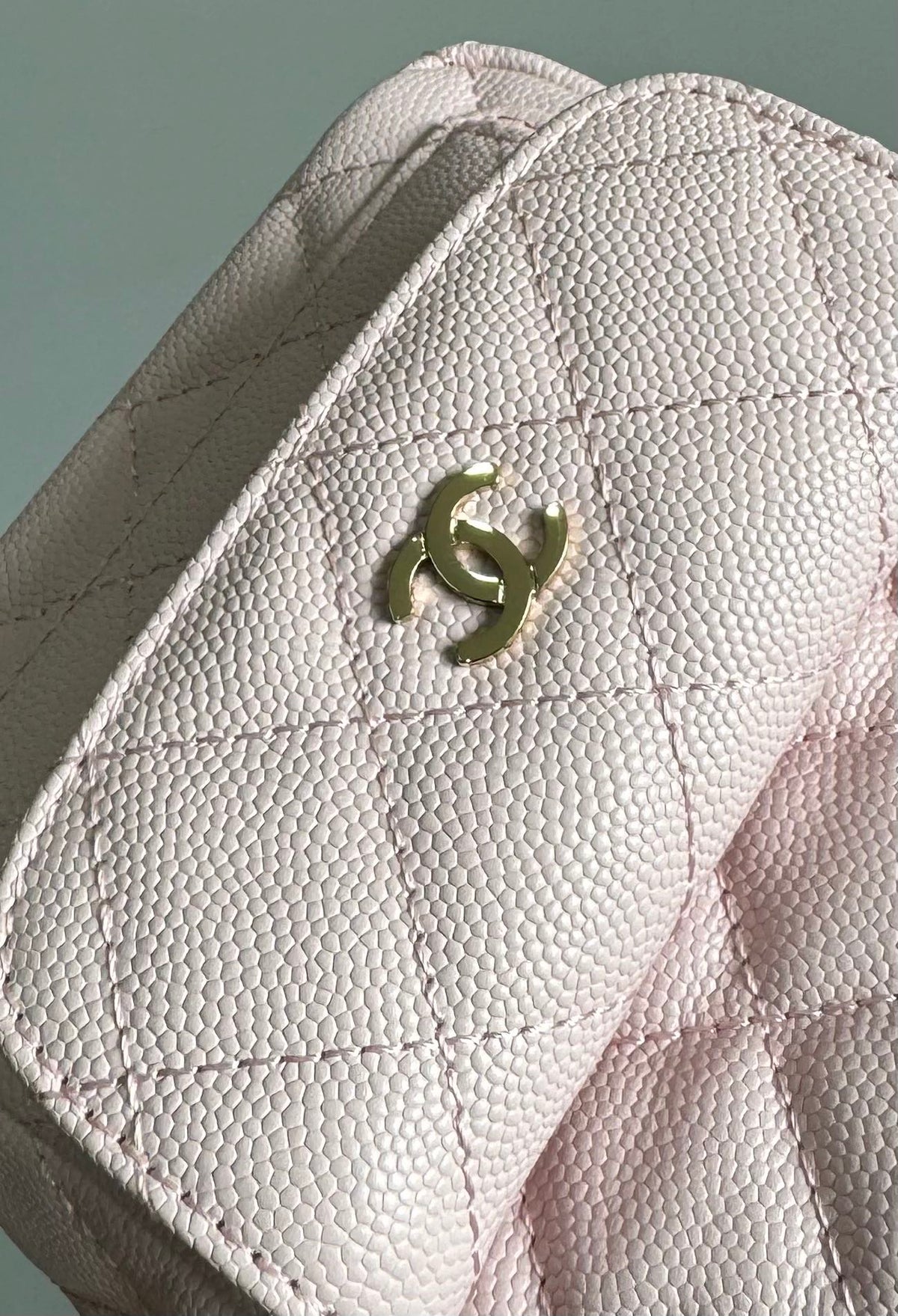 Chanel Mini 18 Backpack Pink Caviar Light Gold Hardware