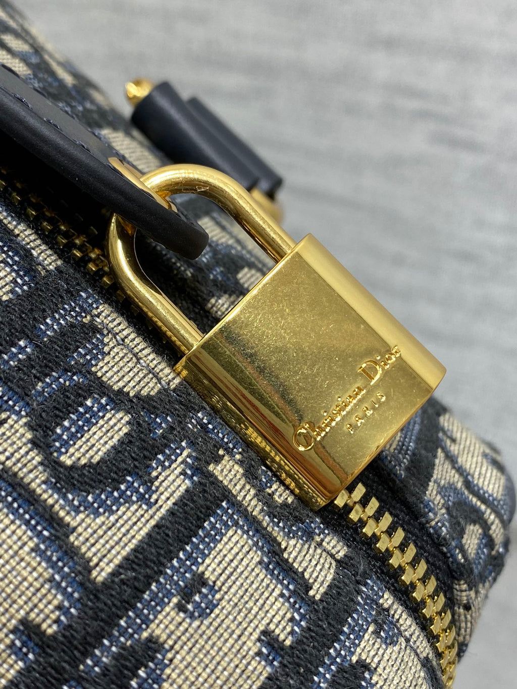 Dior Groove 25 Bag in Black Mix Beige Oblique Monogram Jacquard