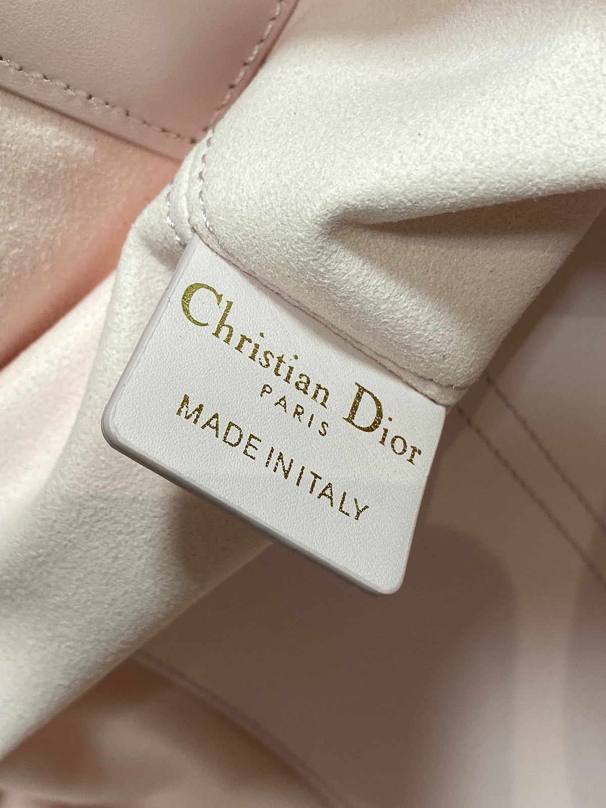 Dior Always Mini 23 Bag in Light Pink Macrocannage Calfskin