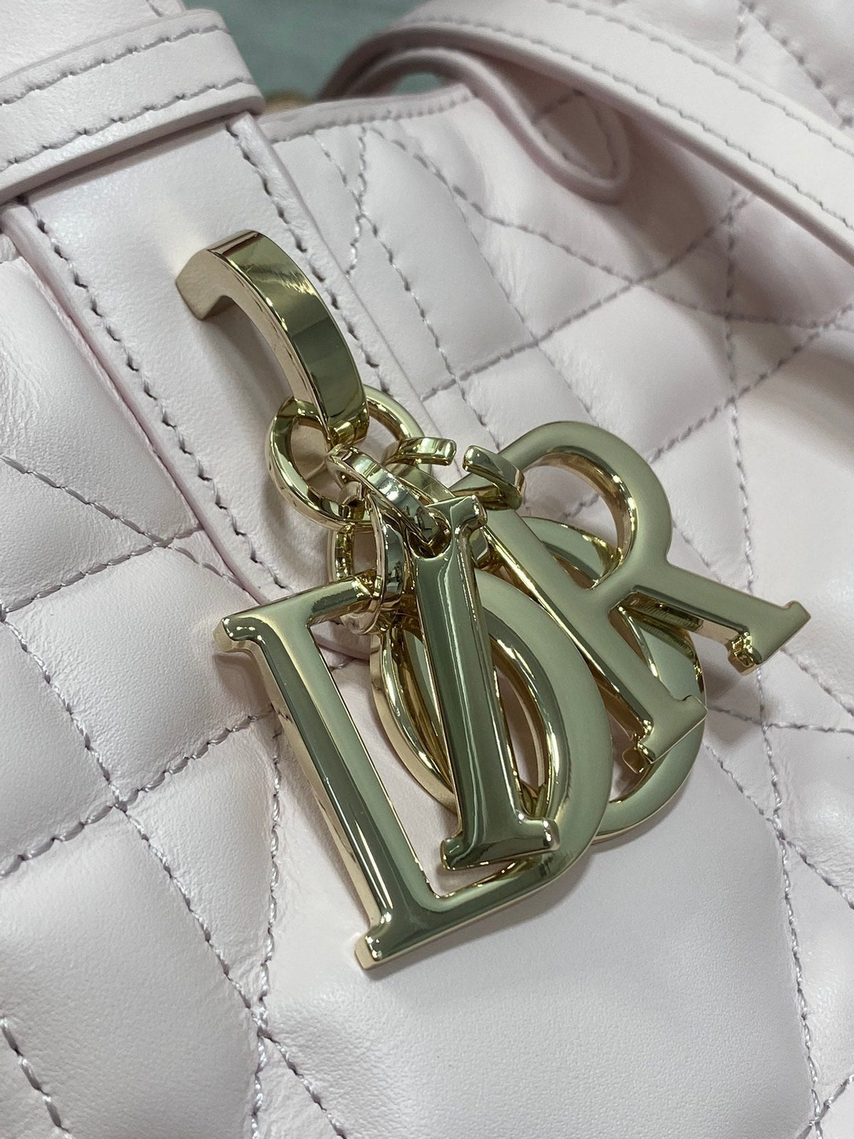 Dior Always Medium 28 Bag in Light Pink Macrocannage Calfskin
