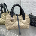 Dior Always Mini 23 Bag in Ivory Tan Macrocannage Calfskin