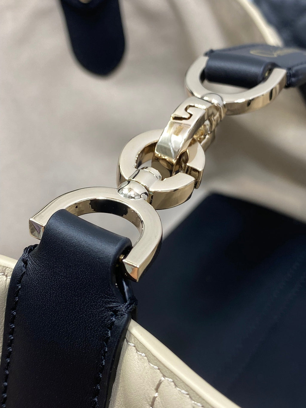 Dior Always Mini 23 Bag in Ivory Tan Macrocannage Calfskin