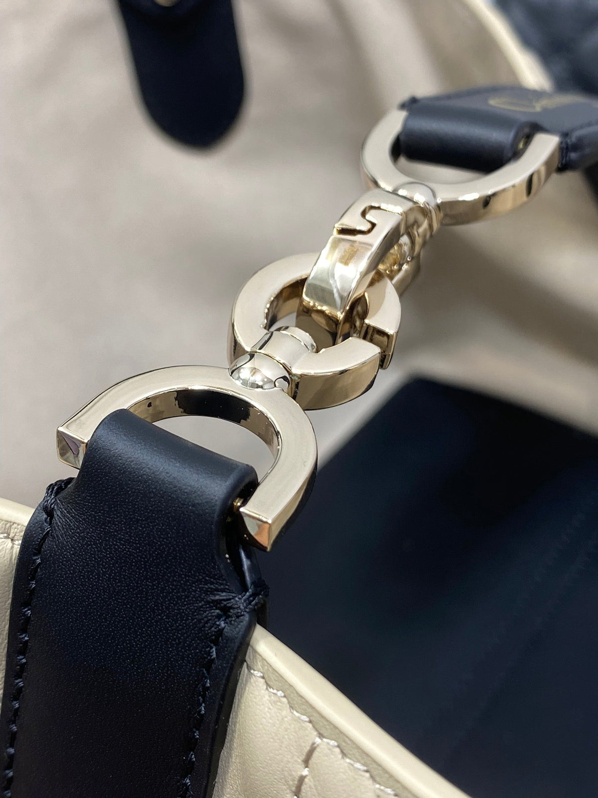 Dior Always Mini 23 Bag in Ivory Tan Macrocannage Calfskin