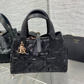 Dior Always Mini 23 Bag in Black Macrocannage Calfskin