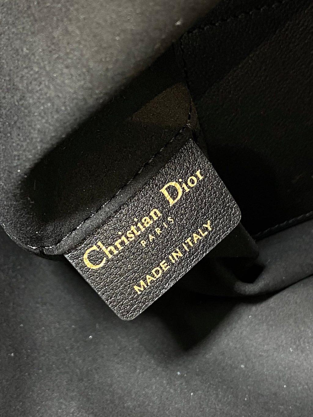 Dior Always Medium 28 Bag in Black Macrocannage Calfskin