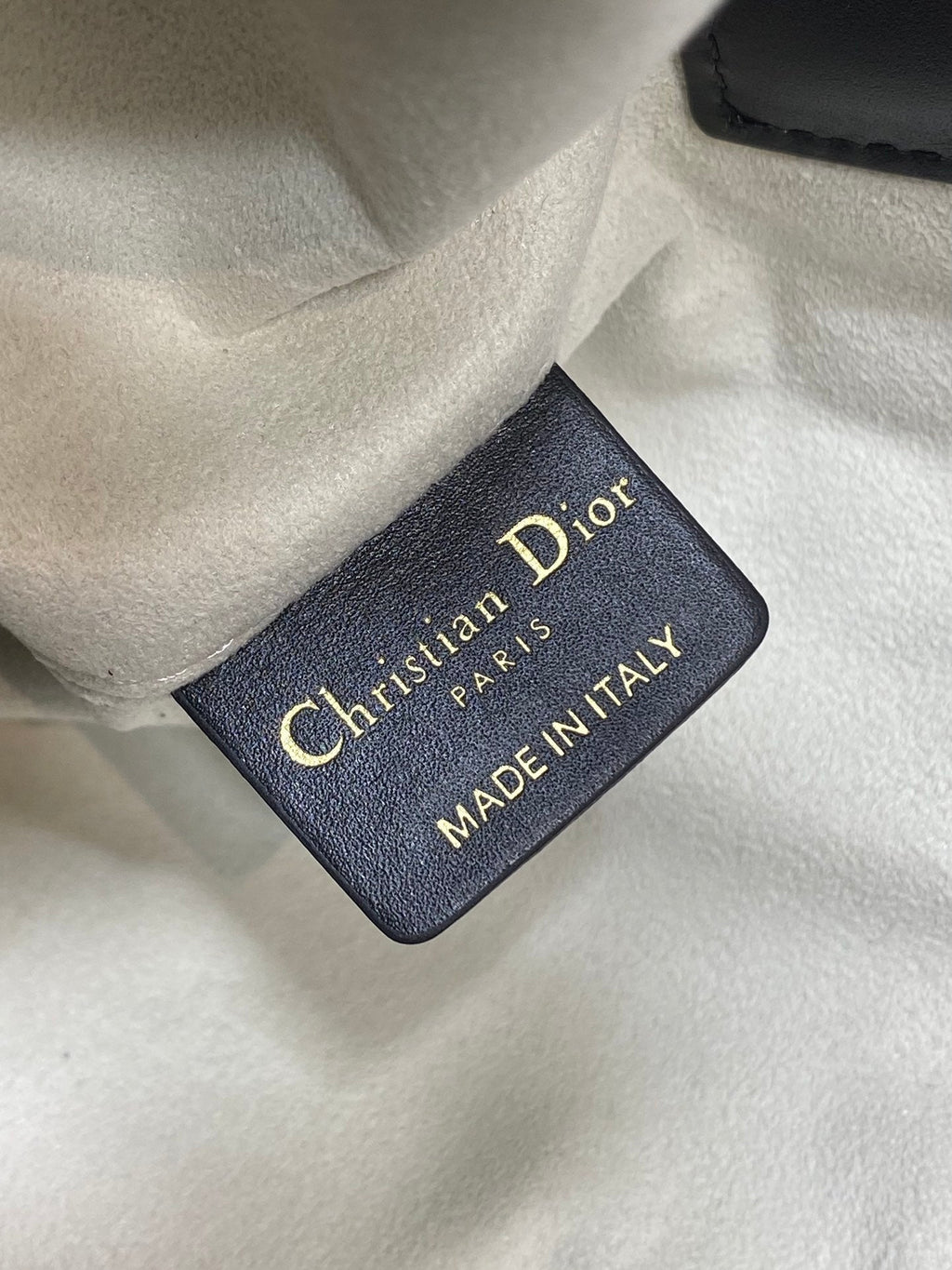 Dior Always Mini 28 Bag in White Mix Black Macrocannage Calfskin