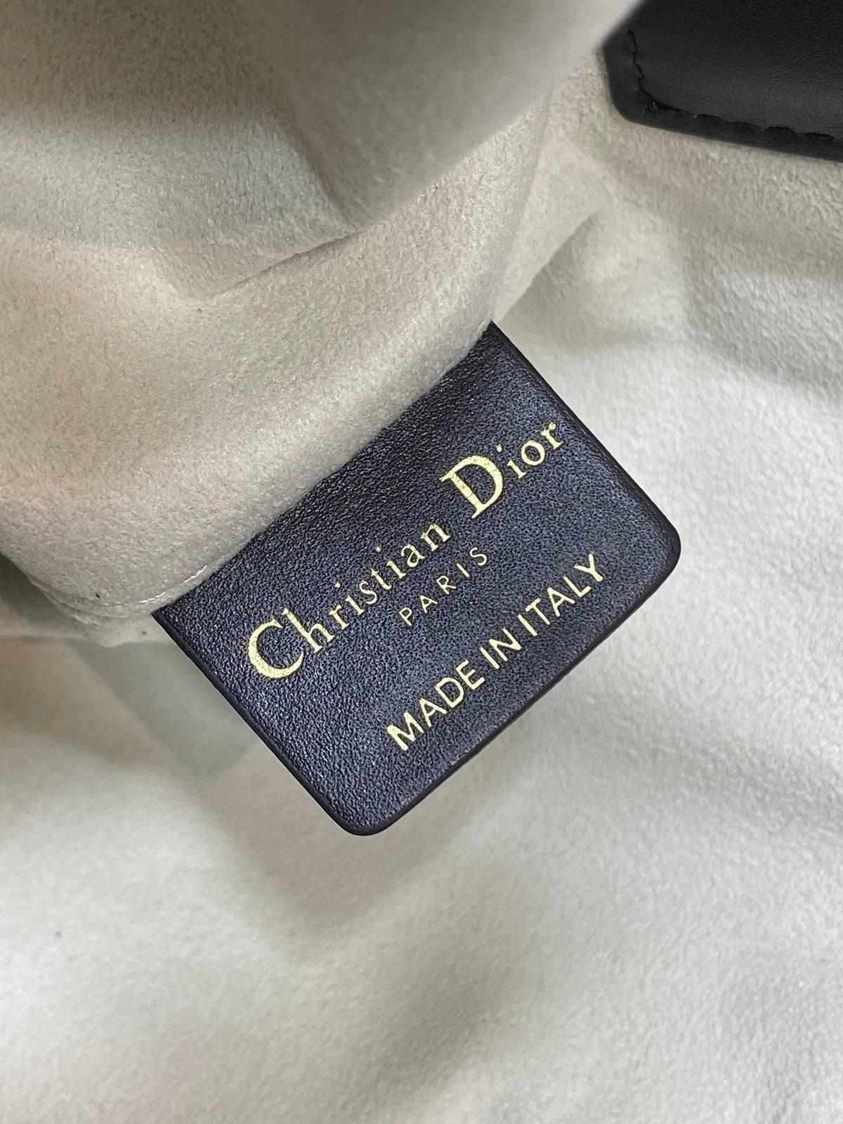 Dior Always Mini 28 Bag in White Mix Black Macrocannage Calfskin