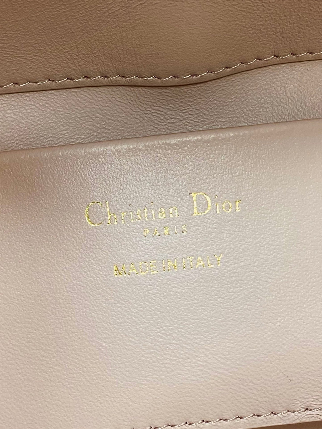 Dior 25S Always Mini Bag 16 in Light Pink Macrocannage Calfskin Gold Hardwre