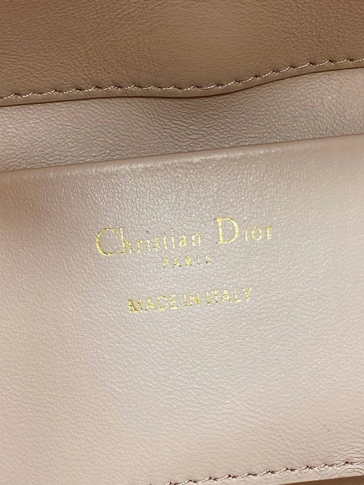 Dior 25S Always Mini Bag 16 in Light Pink Macrocannage Calfskin Gold Hardwre