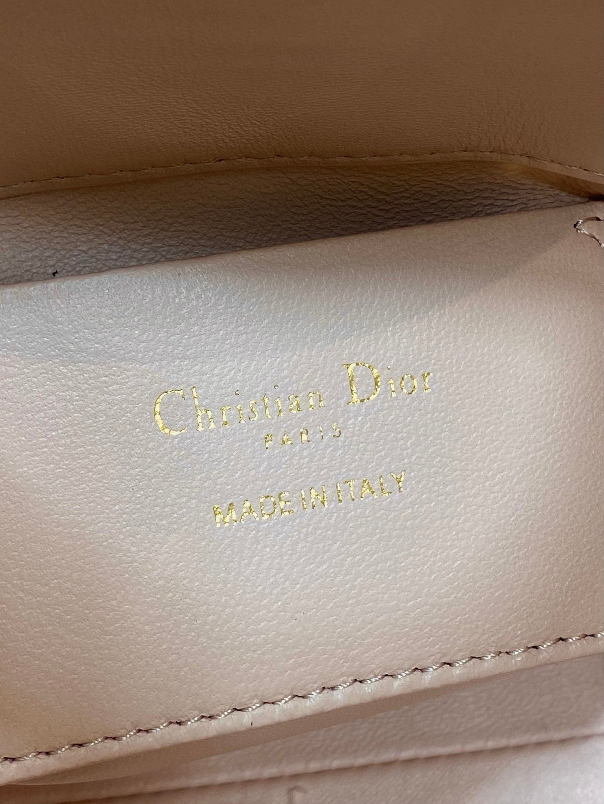 Dior 25S Always Mini Bag 13 in Light Pink Macrocannage Calfskin Gold Hardwre