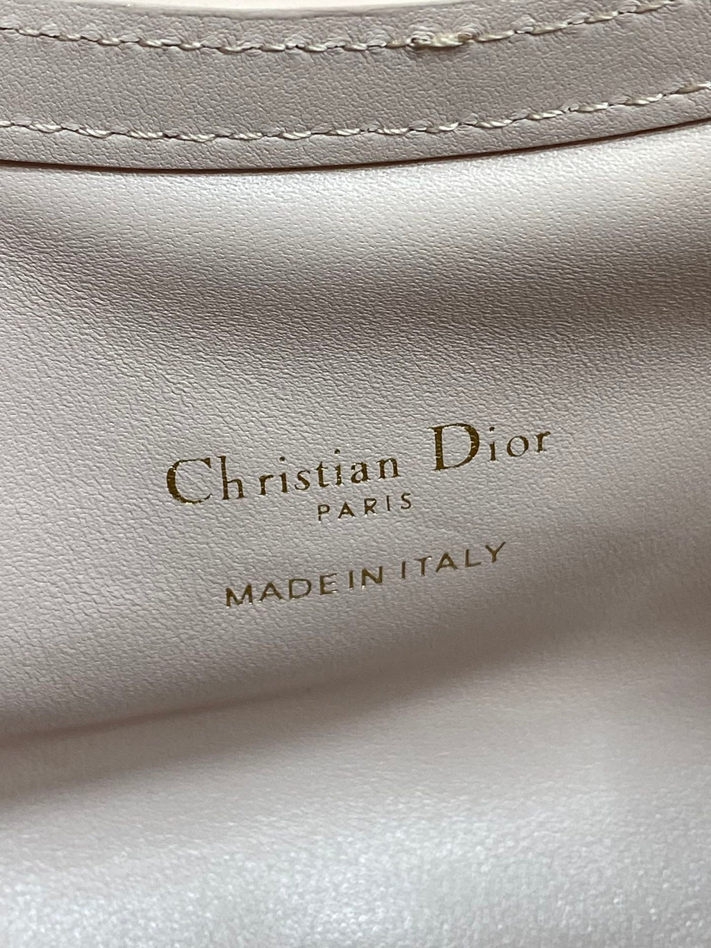 Dior 25S Jolie Top Handle Mini Bag 18 in Baby Pink Calfskin Gold Hardwre