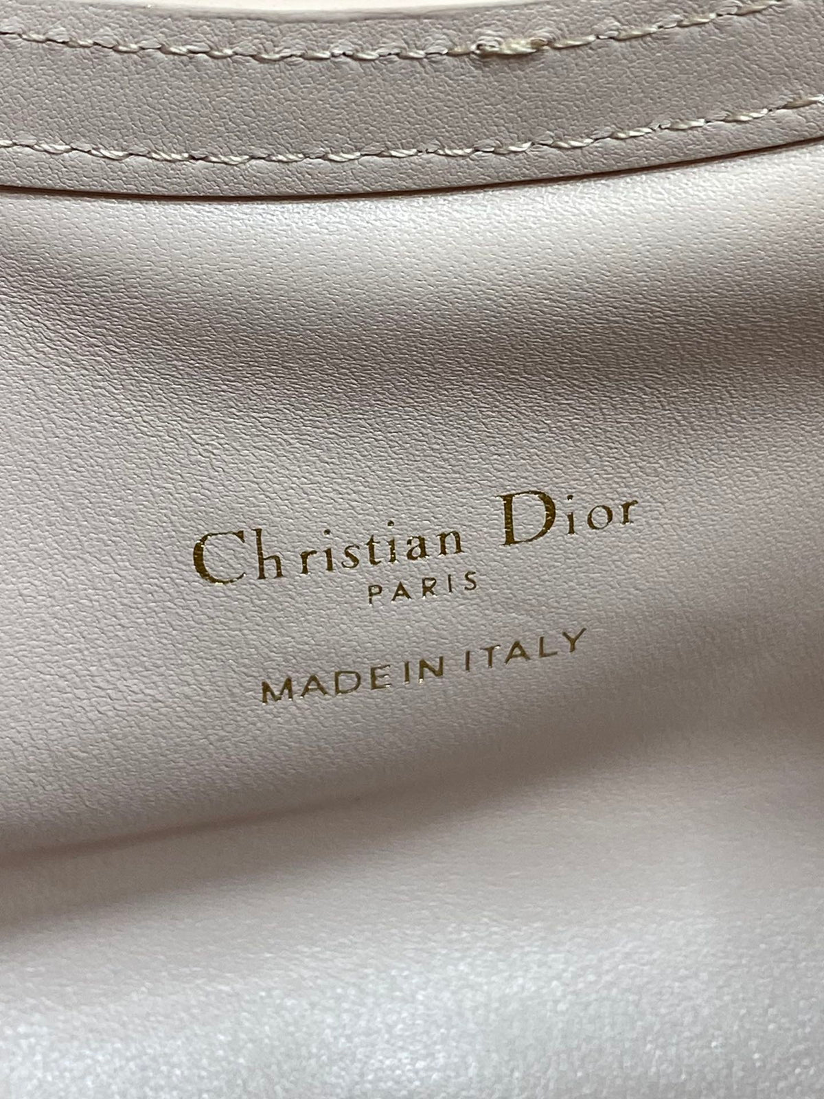 Dior 25S Jolie Top Handle Mini Bag 18 in Baby Pink Calfskin Gold Hardwre