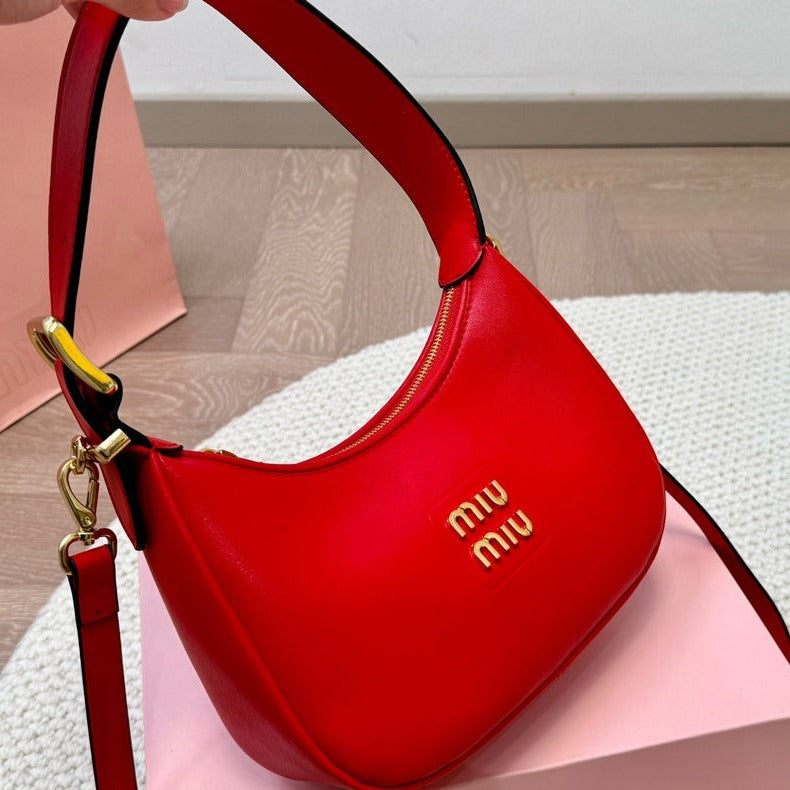 Hobo 22 Bag in Cherry Red Calfskin