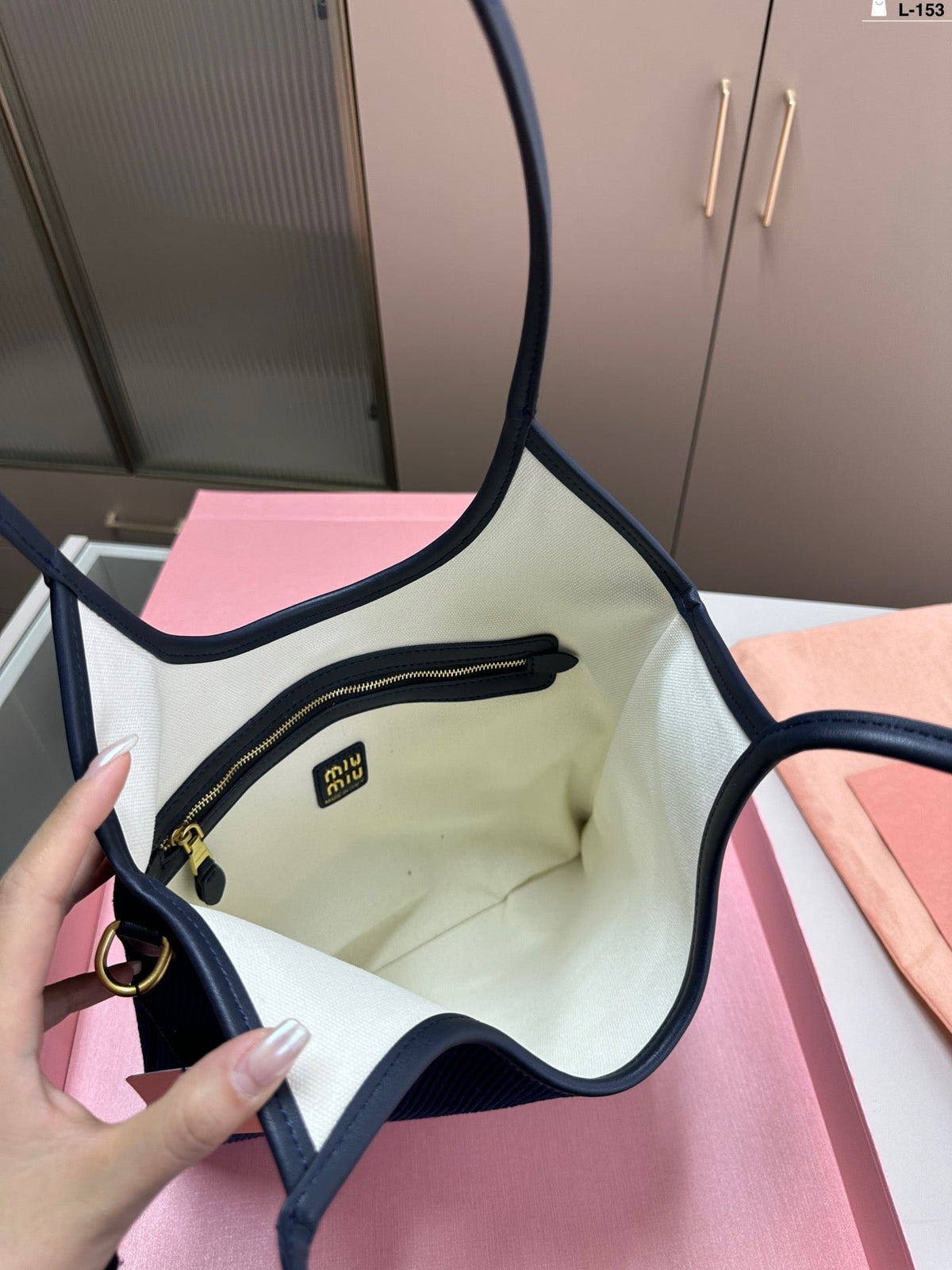 Ivy Tote Bag 34 in Navy Corduroy