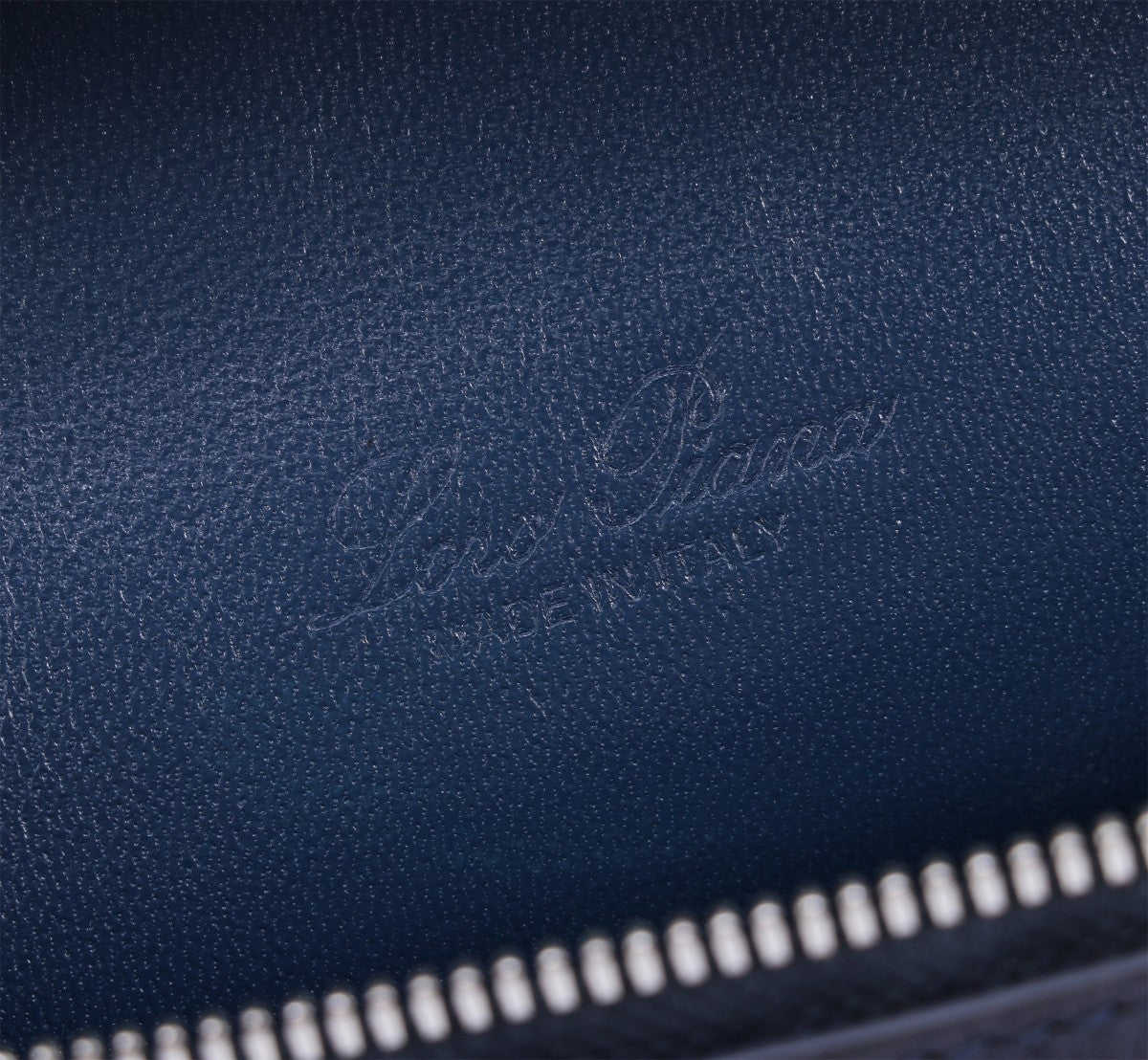 Loro Piana Extra Pocket L19 in Space Blue Ostrich Leather Bag