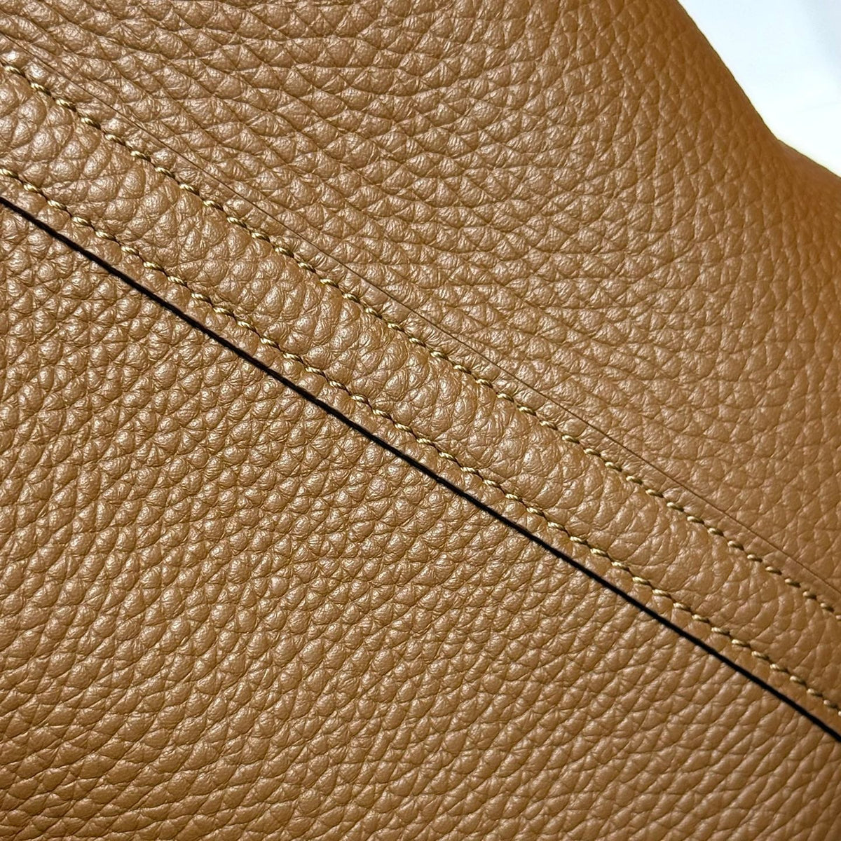 Hermes 25S Picotin Lock 18 in Burnt Caramel Calfskin Gold Hardware Bag