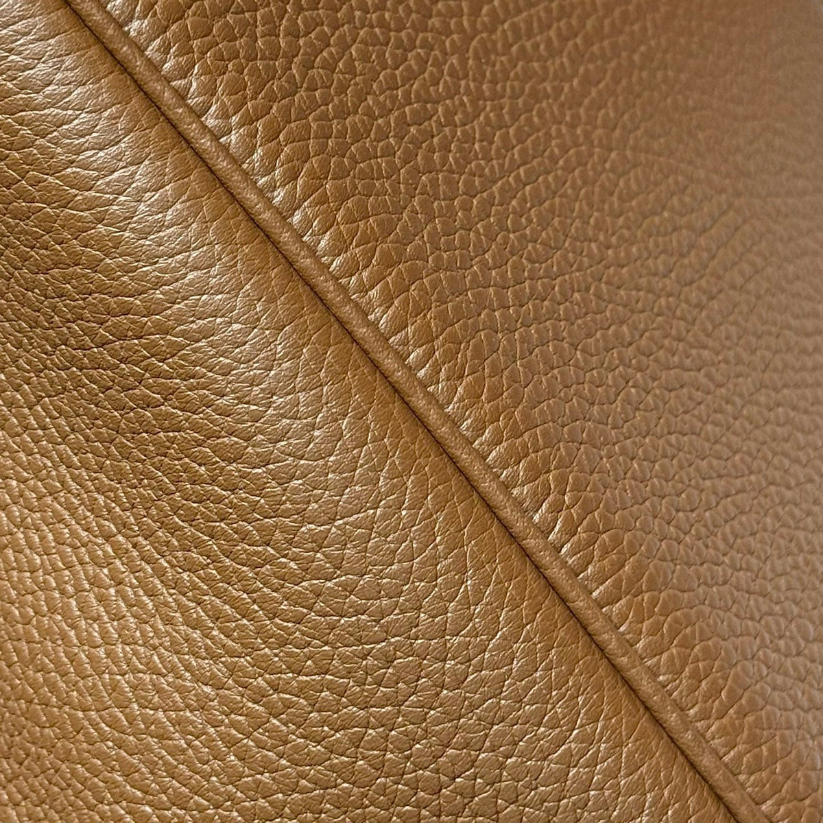 Hermes 25S Picotin Lock 22 in Burnt Caramel Calfskin Gold Hardware Bag