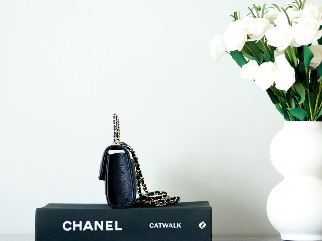 Chanel 25S Kelly in Black Lambskin with Gold Hardware Bag