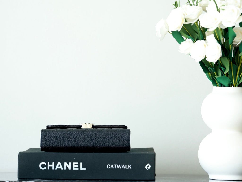 Chanel 25S Kelly in Black Lambskin with Gold Hardware Bag