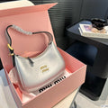 Hobo 22 Bag in Silver Calfskin