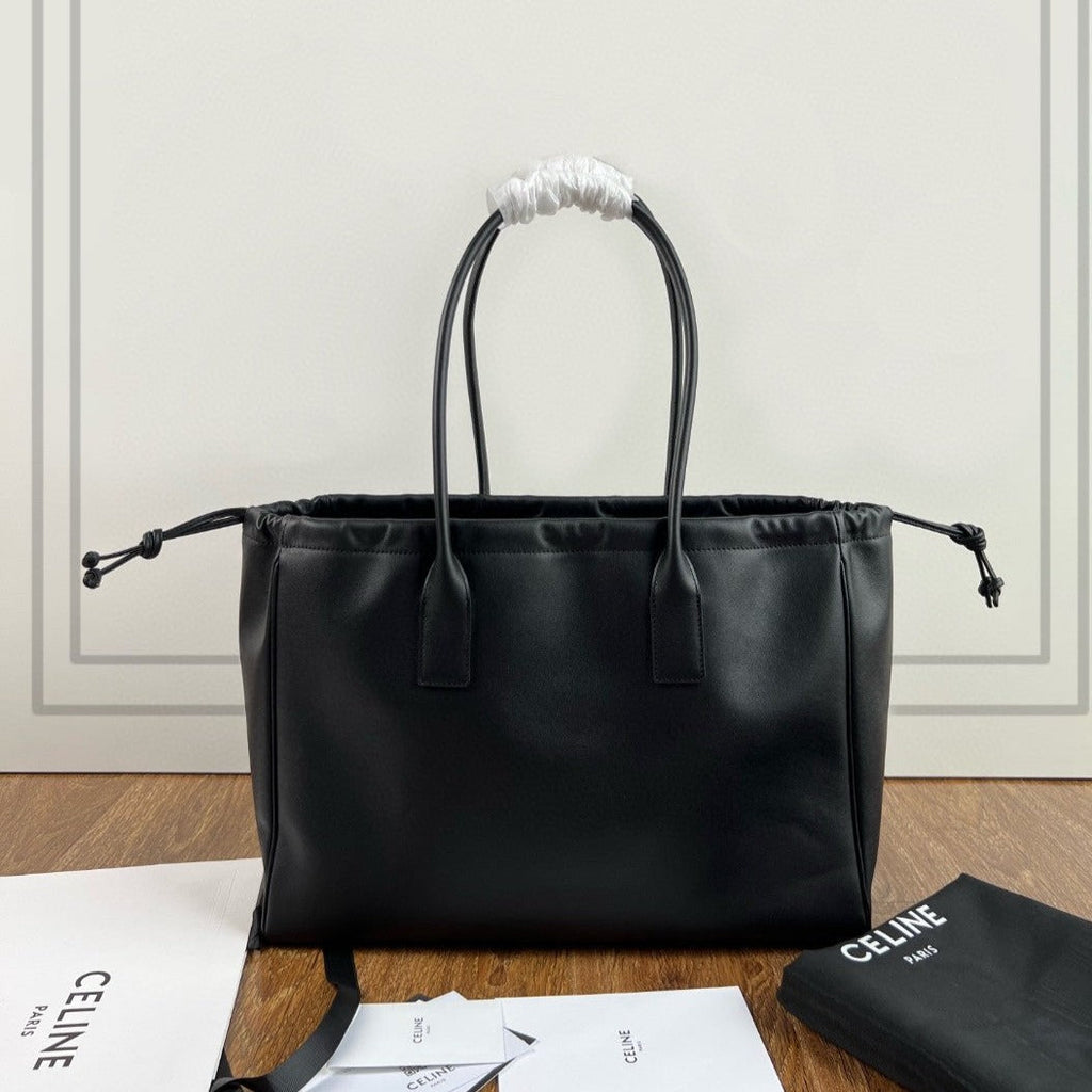 Celine Cuir Triomphe 44 Black Calfskin Bag