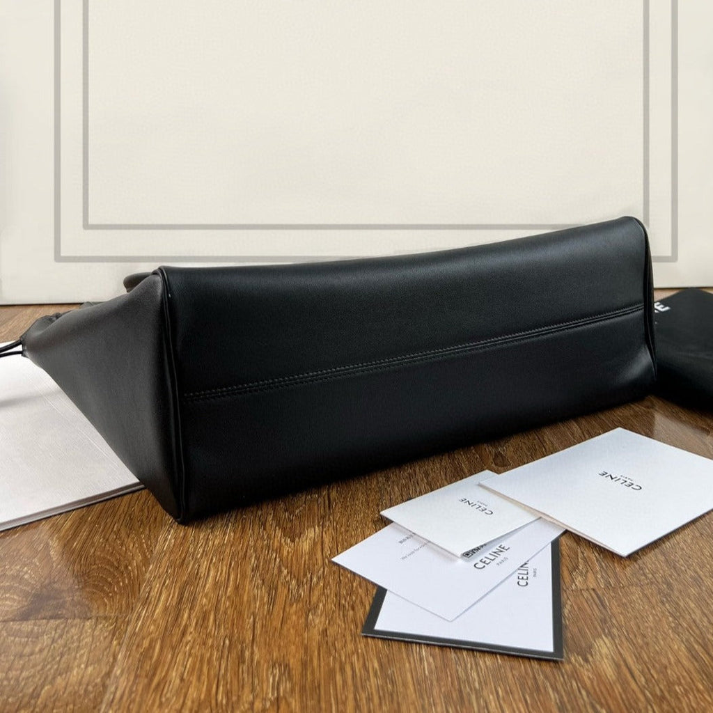 Celine Cuir Triomphe 44 Black Calfskin Bag