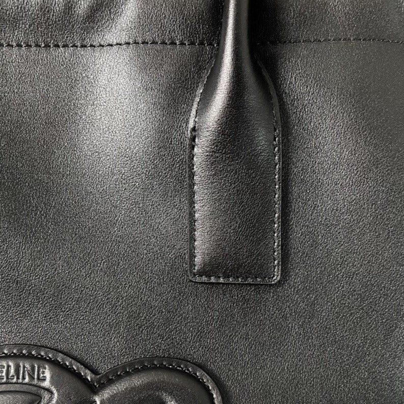 Celine Cuir Triomphe 44 Black Calfskin Bag