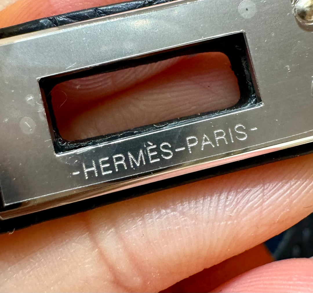 Hermes Birkin Faubourg Touch 20 in Navy Blue Calfskin with Silver Hardware Bag