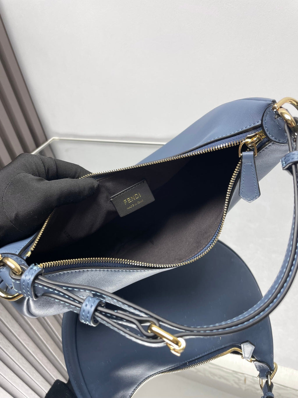 Fendi Fendigraphy Medium 29 in Queen Smooth Lambskin Gold Hardware Bag