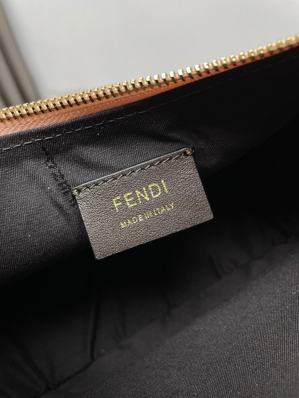 Fendi Fendigraphy Medium 29 in Bisque Smooth Lambskin Gold Hardware Bag