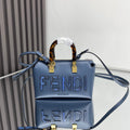 Fendi By the Way Mini 18 in Aegean Blue Lambskin Gold Hardware Bag