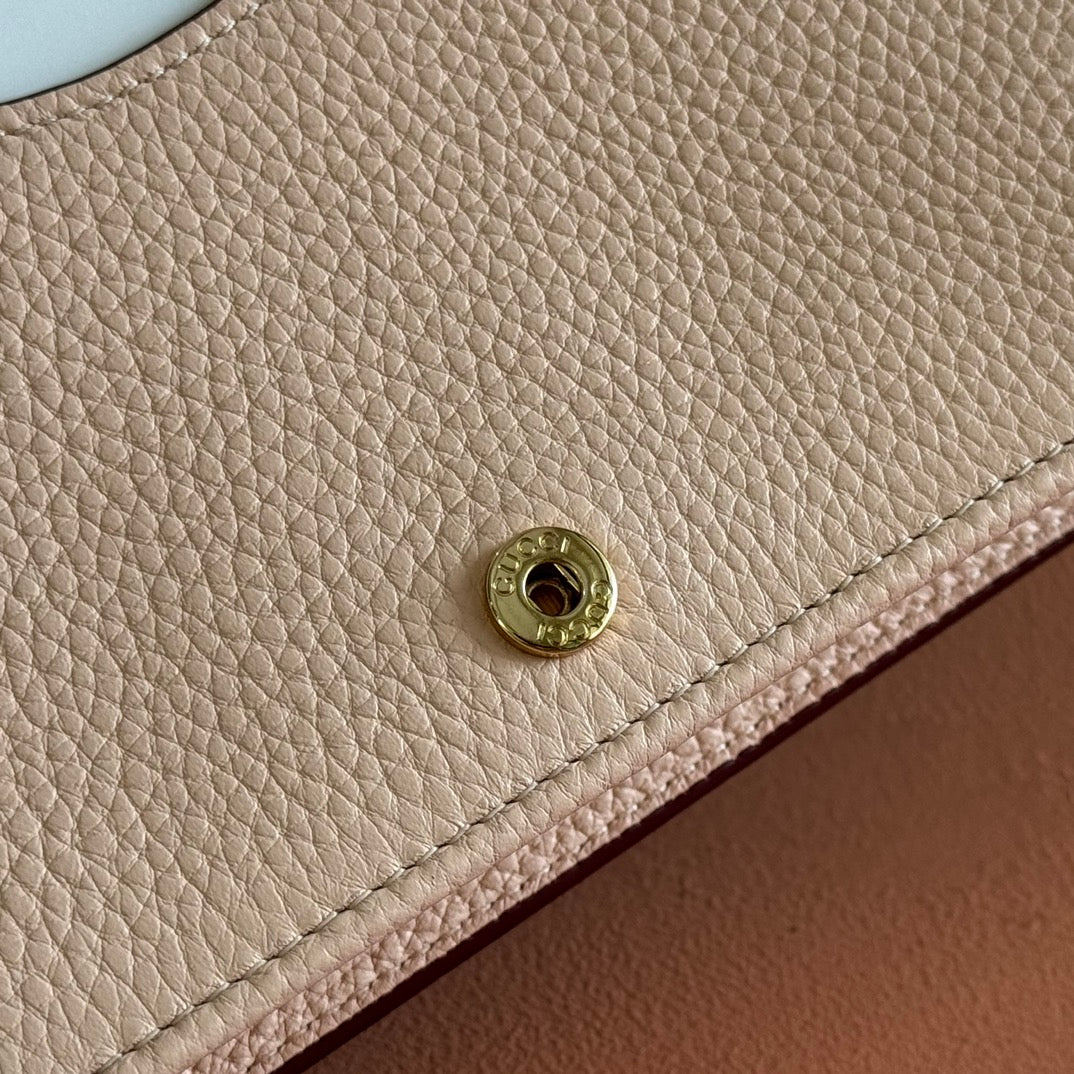 Gucci Marmont 20 Mini Chain Bag in Dark Red Calfskin