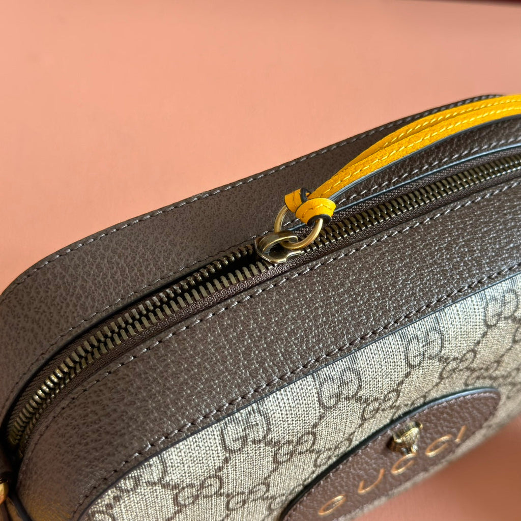 Gucci Neo Vintage Supreme Tiger Head Crossbody Bag 24 in Canvas