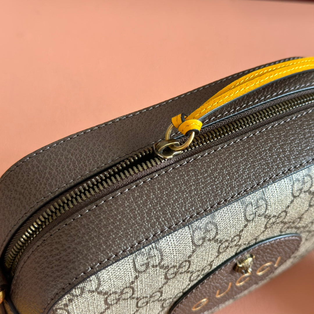Gucci Neo Vintage Supreme Tiger Head Crossbody Bag 24 in Canvas