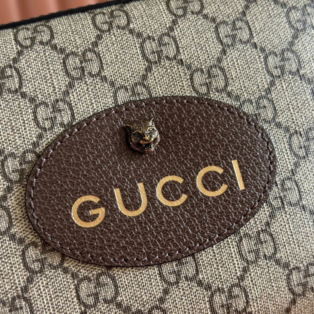 Gucci Neo Vintage Supreme Tiger Head Crossbody Bag 24 in Canvas