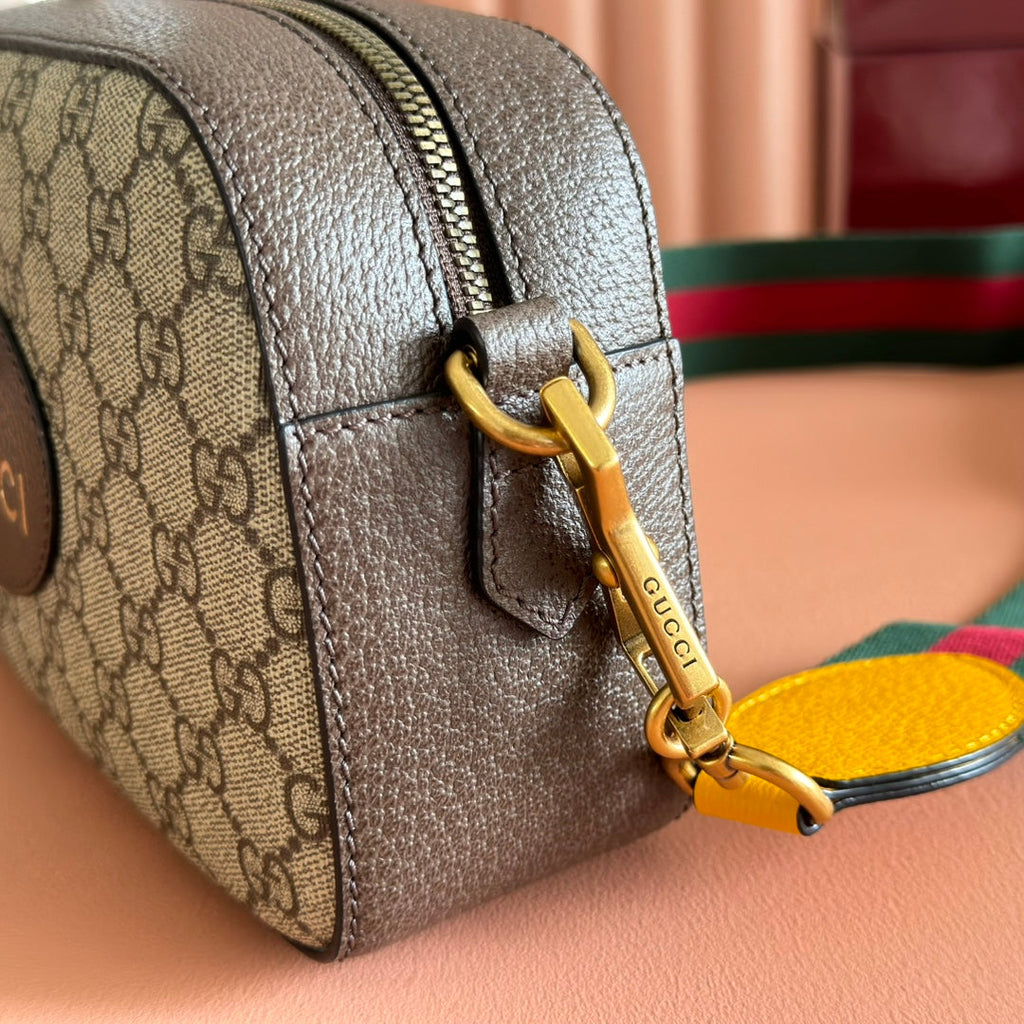 Gucci Neo Vintage Supreme Tiger Head Crossbody Bag 24 in Canvas