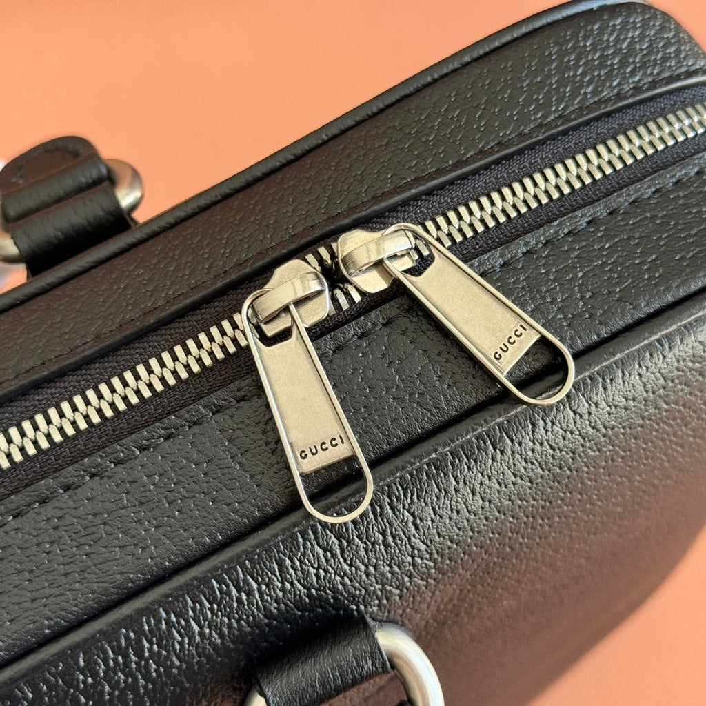 Gucci 25S Ophidia Large Document Case 40 cm in Black Calfskin Bag