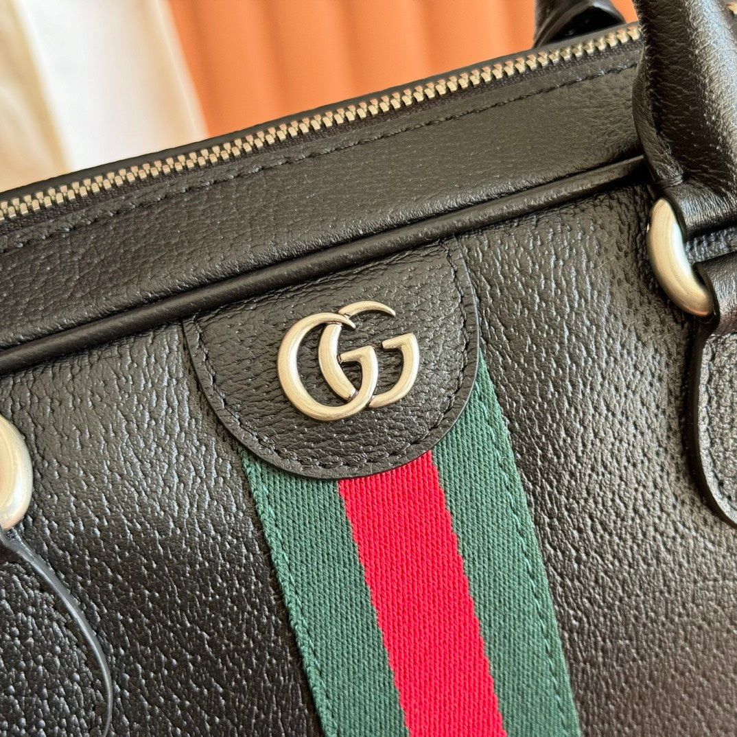 Gucci 25S Ophidia Large Document Case 40 cm in Black Calfskin Bag