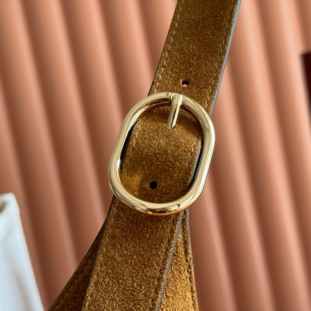 Gucci 25S Jackie Giorno 44 cm in Brown Suede Bag