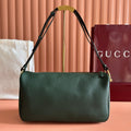 Gucci 26S Shoulder Bag 31 in Dark Green Calfskin