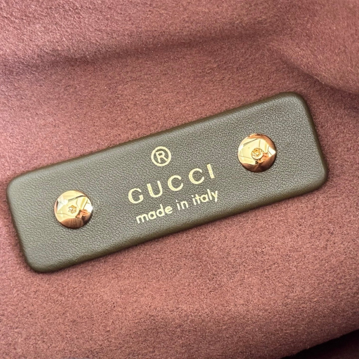 Gucci 26S Softbit Shoulder Bag 27 in Dark Brown Suede